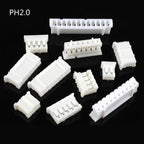 100Pcs JST SH ZH PH XH Connector Housing 1.0mm 1.25mm 1.5mm 2.0mm 2.54mm 2P 3P 4P 5P 6P 7P 8P 10P Plastic Plug Shell Assortment