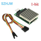 1 / 2 / 4 / 8-bit MAX7219 60×60 Dot Matrix Module Microcontroller LED Display Module For DIY KIT With Cable