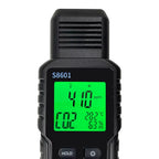 Indoor CO2 Meter Carbon Dioxide Sensor & Alarm NDIR Air Quality Monitor with Temp Humidity LCD Portable High Precision Detector