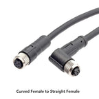 M8 3Pin 4Pin 5Pin 6Pin 8Pin Double Plug Male Female 5M PUR/PVC Cable Adapter  Waterproof Sensor Aviation Connector Power Charger