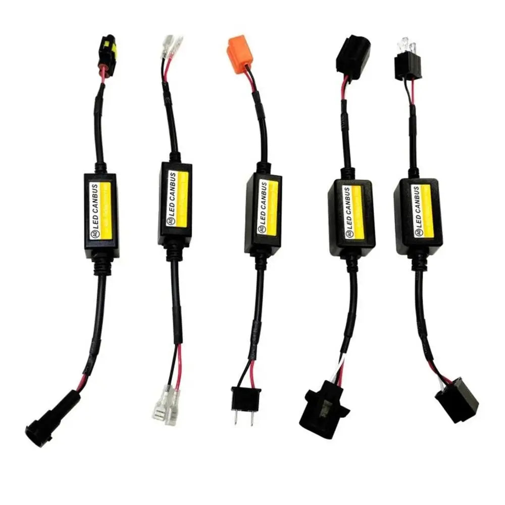 Accessories h1/h3/h4/h7/h8/h9/h11 Anti-Flicker Automotive LED Decoder LED Canbus Decoder Fault Eliminator Resistor Controller