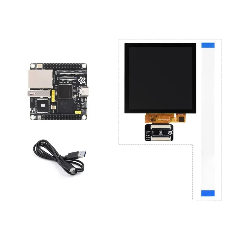VoltSLuckfox Pico Ultra RV1106 Linux Micro Development Board, Integrates ARM Cortex-A7/RISC-V MCU/NPU/ISP Processors