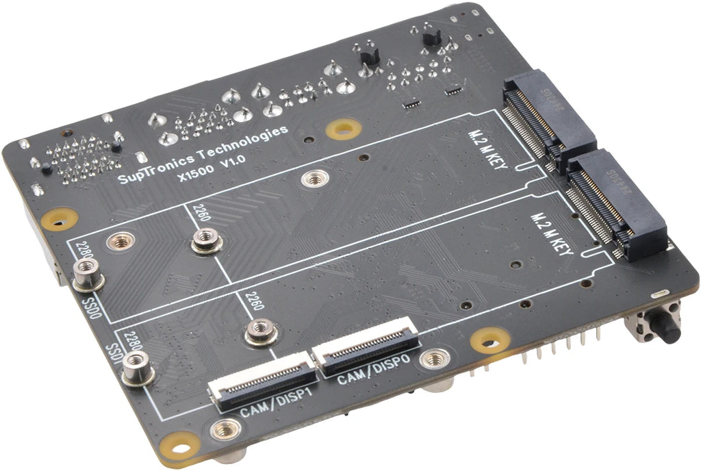 Raspberry Pi CM5 IO board NAS 2xNVMe dual Ethernet X1500