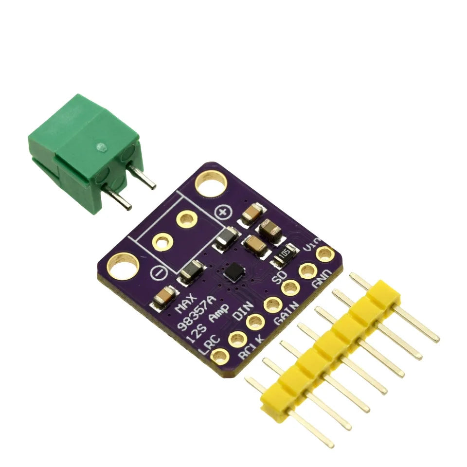 1-10PCS MAX98357A I2S Audio Amplifier Module 3W Class D Digital Power Amplifier Board Filterless DAC Decoder for ESP32 Arduino