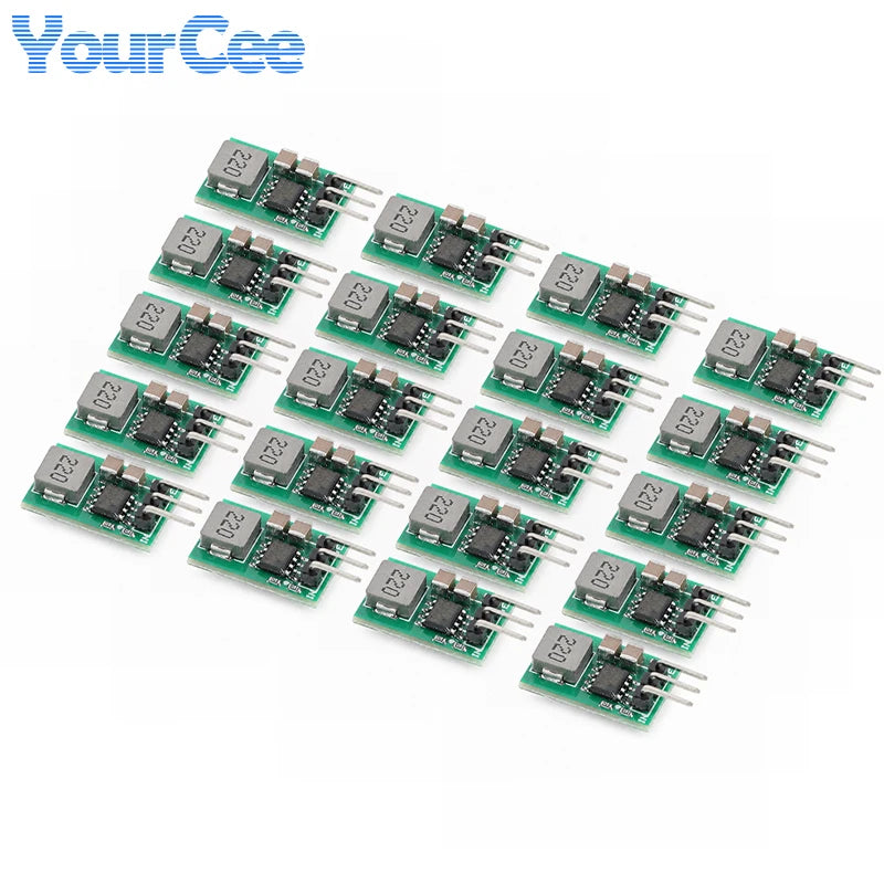 20pcs/1pc DC-DC Step Down Buck Converter Board Power Module 1A 5.5V-32V Synchronous Rectifier Voltage Regulator Replace LM7805