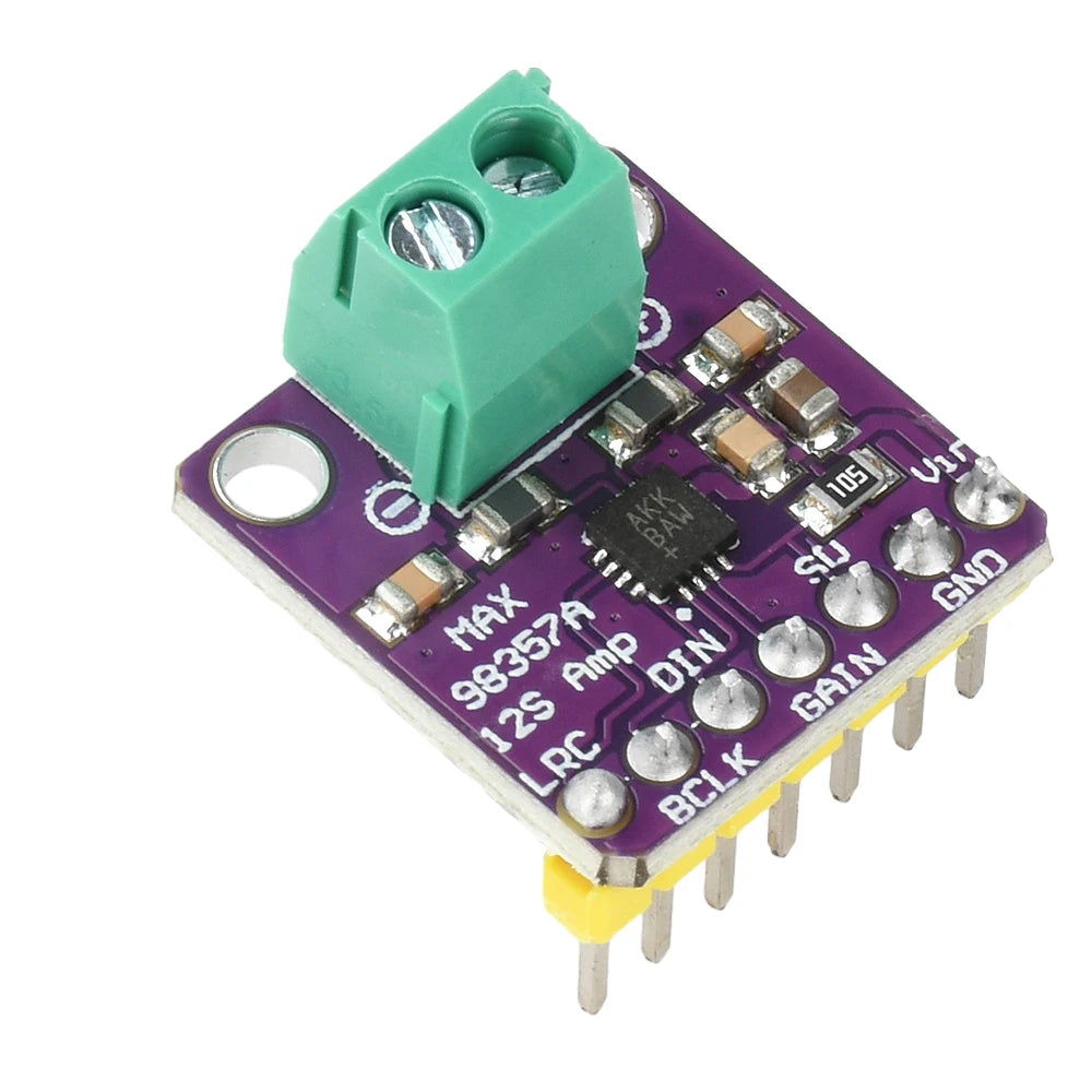 High Quality MAX98357 MAX98357A I2S 3W Class D Amplifier Breakout Interface I2S DAC Decoder for Raspberry Pi Esp32