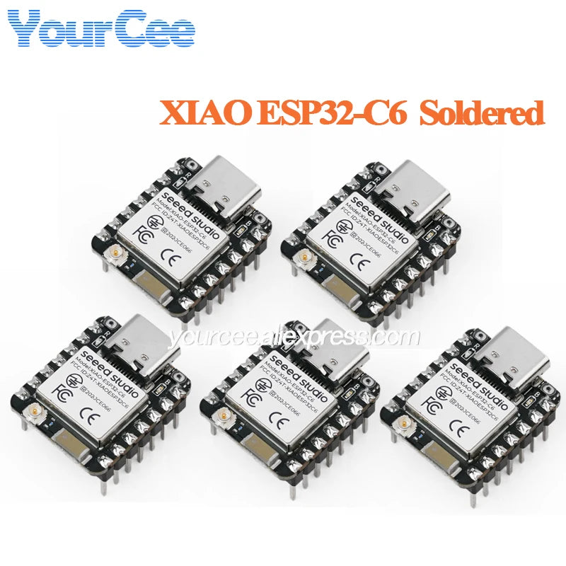 10pcs/1pc ESP32 Seeed Studio XIAO ESP32C6 ESP32C3 ESP32C5 WiFi 6+Bluetooth-compatible Ble 5 Zigbee Matter Wifi Development Board