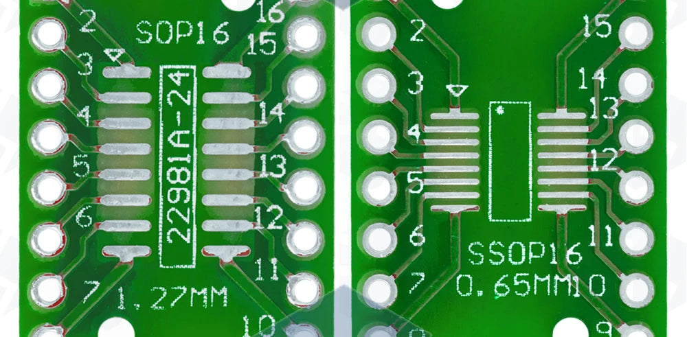10PCS PCB Board Kit SMD Turn To DIP Adapter Converter Plate SOP MSOP SSOP TSSOP SOT23 8 10 14 16 20 28 SMT To DIP