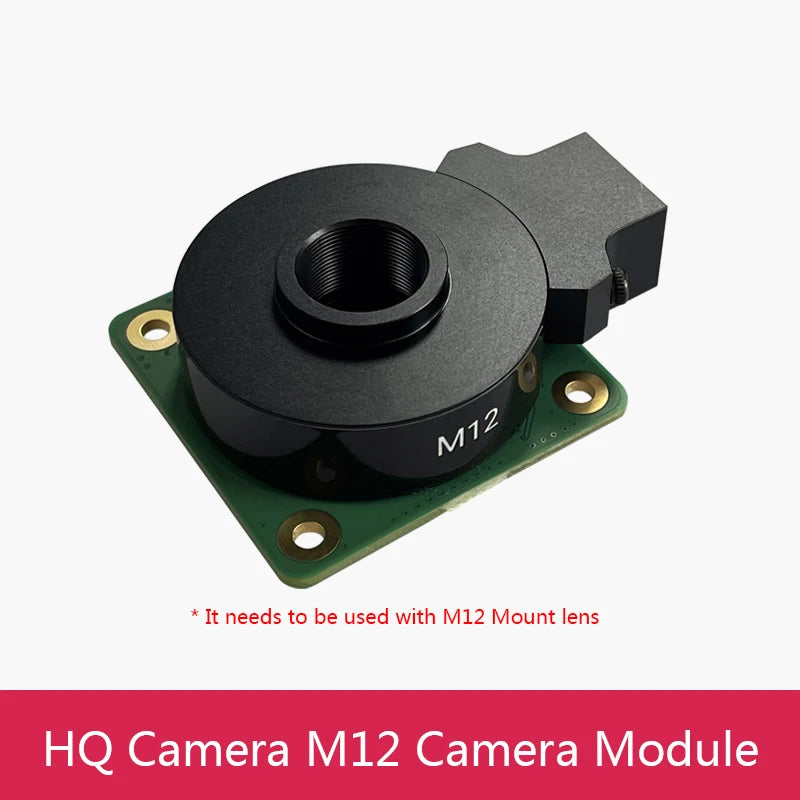 New Original Raspberry Pi High Quality HQ M12 Camera Module 12.3MP IMX477 Sensor, Support for M12-Mount Lens