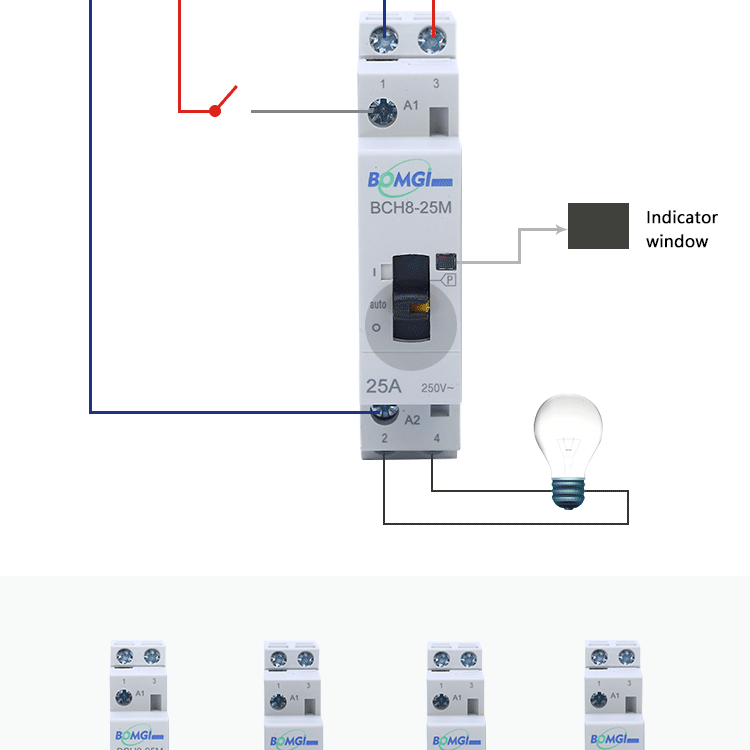 Ac Contactor 220V Din Rail Modular Single Phase 16A 25A Mini 24V 220 V 2No 2Nc 110V Electric 230V Silent Electronic Relay Rele D