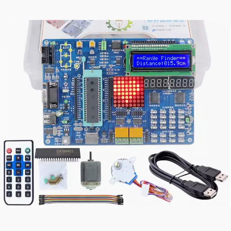 66177 8051 Microcontroller Microcontroller Sensor Module Kit Learning Development Board with Comprehensive Functionality