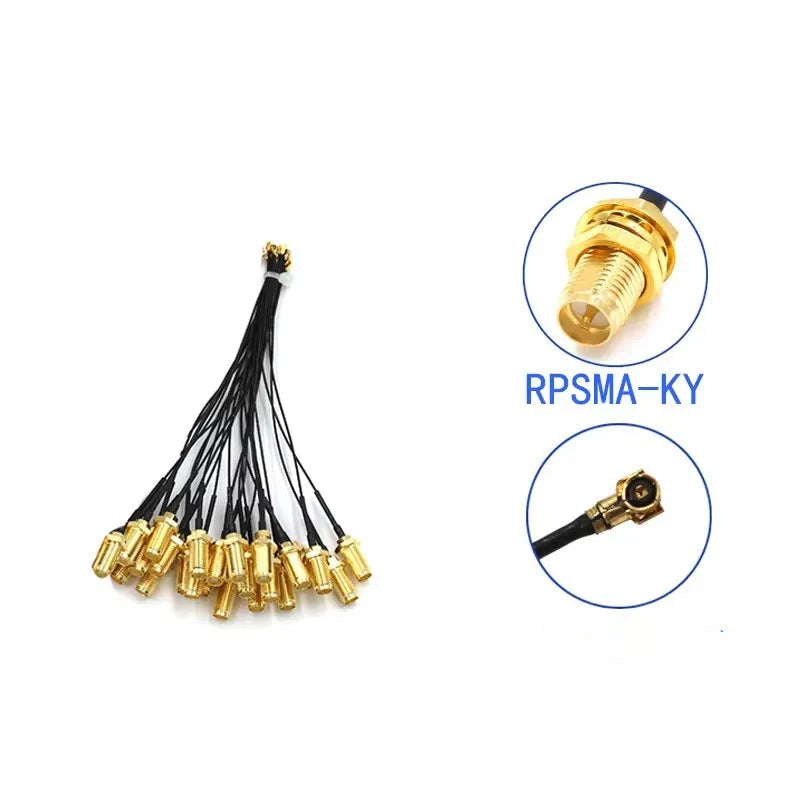 5Pcs SMA Connector Cable Female to IPX4 IPX4 MHF4 to SMA Female RF0.81 Antenna RG0.81MM Cable Assembly RP-SMA-K