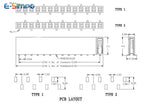 20pcs 2.54mm SMD Stackable 1x2/3/4/5P 6P 7P 8P 10P 20P-40P Short Low Profile PH3.5 Single Row Rohs SMT Female Header Connector