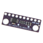 ADS1115 4 Channel 16Bit ADC Module Adjustable Gain High Precision Board For MCU Signal Acquisition DIY Electronic Projects