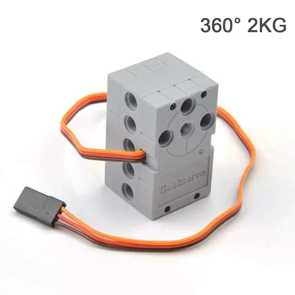 1/4/10pcs 360 Degree 2KG Grey Geek Servo Motor Remote Control for Geekservo 2kg 360 4.8V- 6V for Micro:bit Raspberry Pi DIY Toy