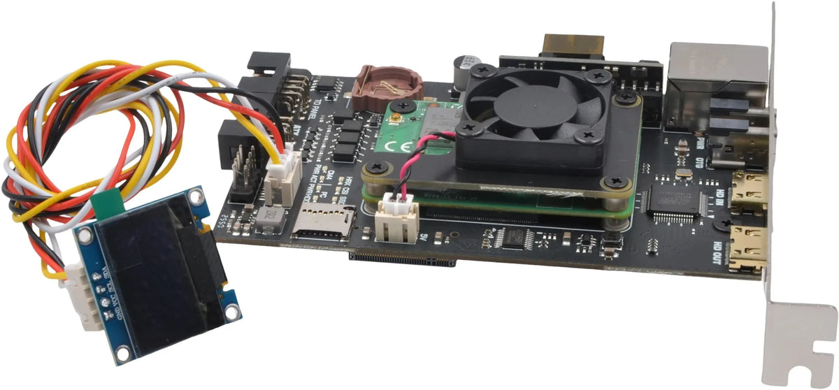 VoltSSupTronics Raspberry Pi Based IPKVM PCI Card KVM Over IP PIKVM X655 - POE HDMI Pass-through