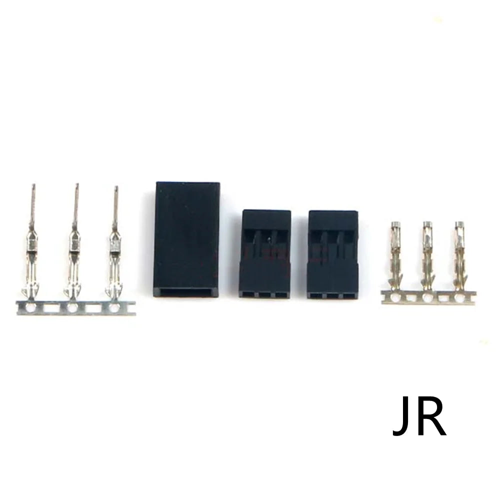 Model Airplane Unmanned Servo Connector 2.54mm JST/SM/JR 2P 3P Battery Charger DuPont Line Connection Terminal Plug Set