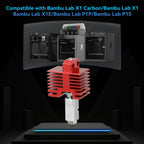 V4.0 Hotend For Bambu Lab Hotend With Nozzle For Bambu Hot end Complete For Bambulab X1 Carbon P1P Thermistor  X1C Accessories