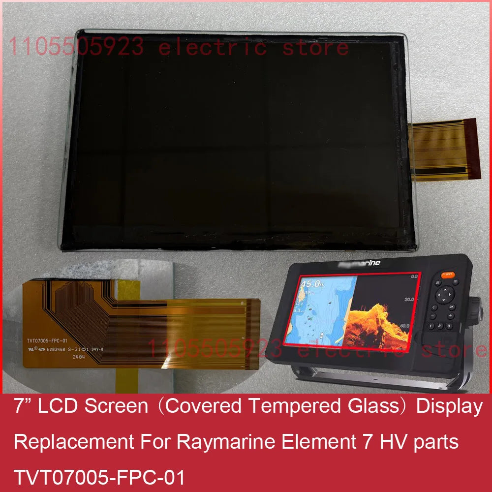 7" LCD Touch Screen Display Pannel Replacement Accessories Compatible For Raymarine Element 7 HV part TVT07005-FPC-01