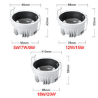3CCT Tuya Bluetooth/Zigbee Matter Smart Recessed LED Downlight Aluminum Downlight AC5W-20W Spot Light