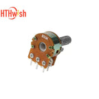 WH148 20MM 6Pin Potentiometer with Nuts and Washers Kit 1K 2K 5K 10K 20K 50K 100K 250K 1M Variable Rotary Carbon Film Resistor
