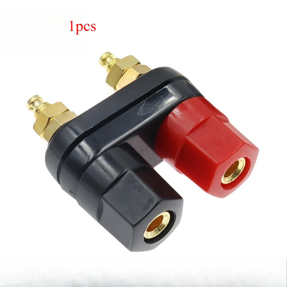 1/5/10pcs Banana Plugs Jack Socket Couple Terminals DIY Connectors Red Black Connector Amplifier Terminal Binding Post Speaker