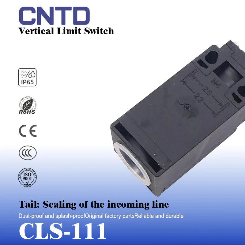 CNTD CLS‑1 Industrial Limit Switch CLS‑111 CLS‑112 CLS‑127 IP65 1NO+1NC 250VAC Waterproof Travel Switch for Automation Machinery