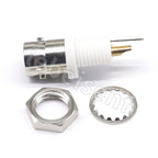 1/5/10pcs 50 ohm BNC-KY insulated white glue BNC socket Q9 female head welding panel bnc female head connector