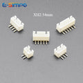 50PCS XH2.54 Right Angle Pin Header Connector 2P 3P 4P 5P 6P  2.54mm Pitch XH for PCB JST 90D RA Wafer