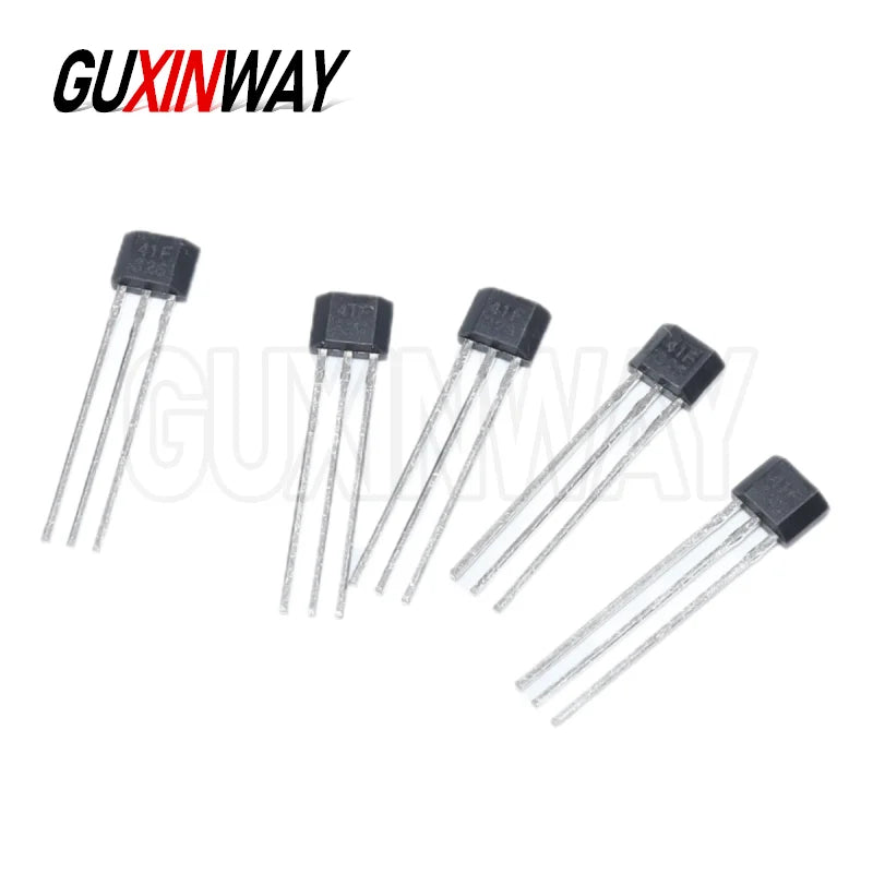 10pcs Hall Effect Sensor SS41F A3144 SS49E SS44E TO-92 Hall Element Sensor Motor 3 Pins for Arduino