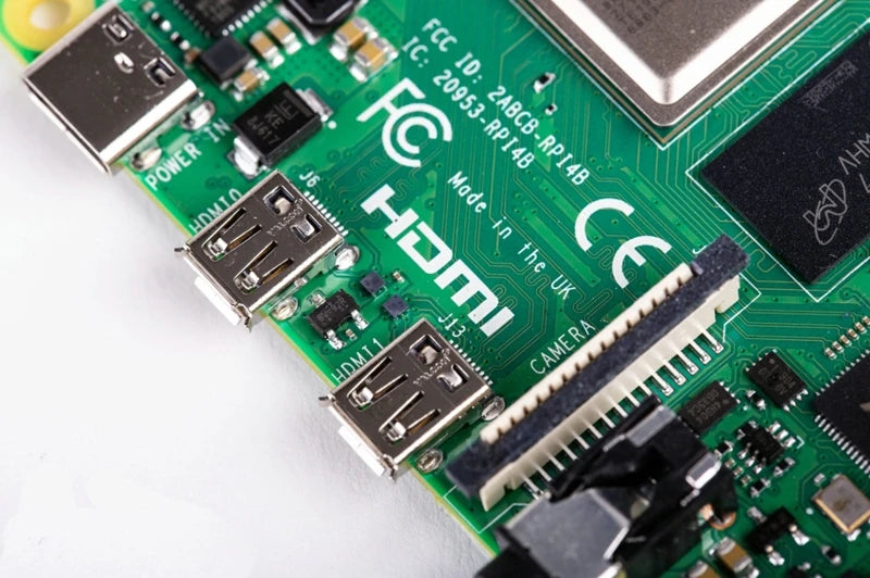 Original Raspberry Pi 4 Model B 2GB/4GB/8GB Open Source Development Board with WiFi 2 USB 3.0 Ports Gigabit Ethernet Start Kit