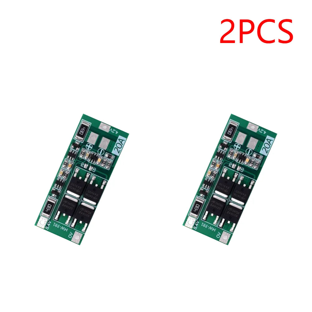 1-10PCS Charging Board Charger Module HW-391 2S 20A Lithium Battery Protection Board 18650 BMS Board Module Balance