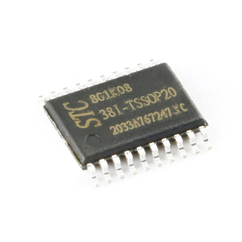 5PCS STC8G1K08-38I-TSSOP20 STC8G1K08 8G1K08 TSSOP-20 20Pin Enhanced 1T 8051 Microcontroller MCU Chip SMD IC