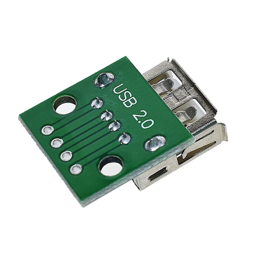 1pcs Type A USB Female to DIP 2.54MM PCB Board Adapter Converter USB Connector USB Female for Arduino