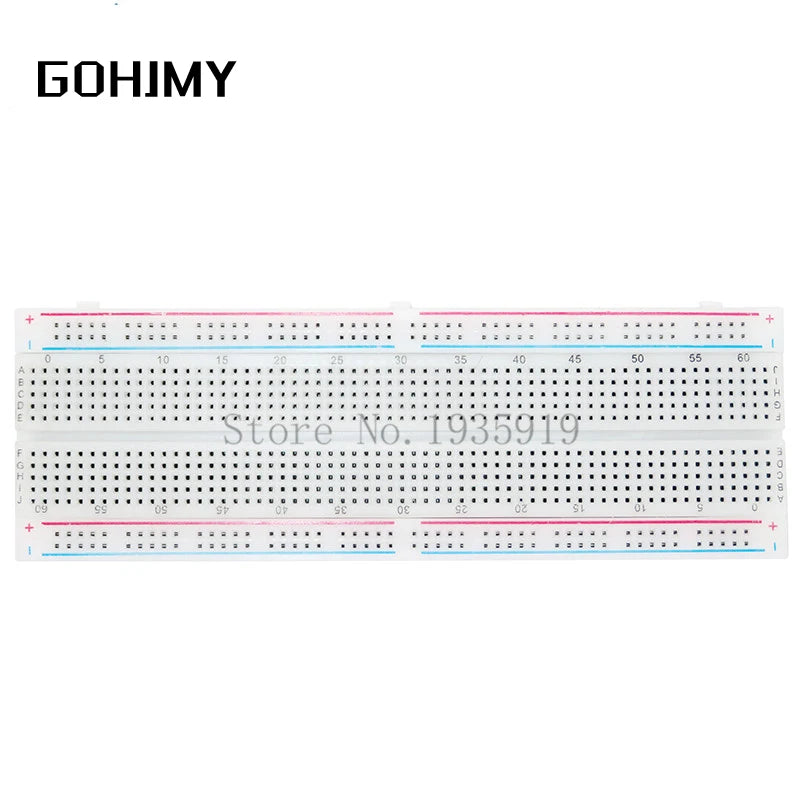 3.3V/5V MB102 Breadboard power module+MB-102 830 points Prototype Bread board for arduino kit +65 jumper wires wholesale GOHJMY