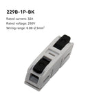 Universal Quick Electrical Wire Connectors Compact Splicing Terminal Blocks Push-in Home Cable Connectors 10Pcs