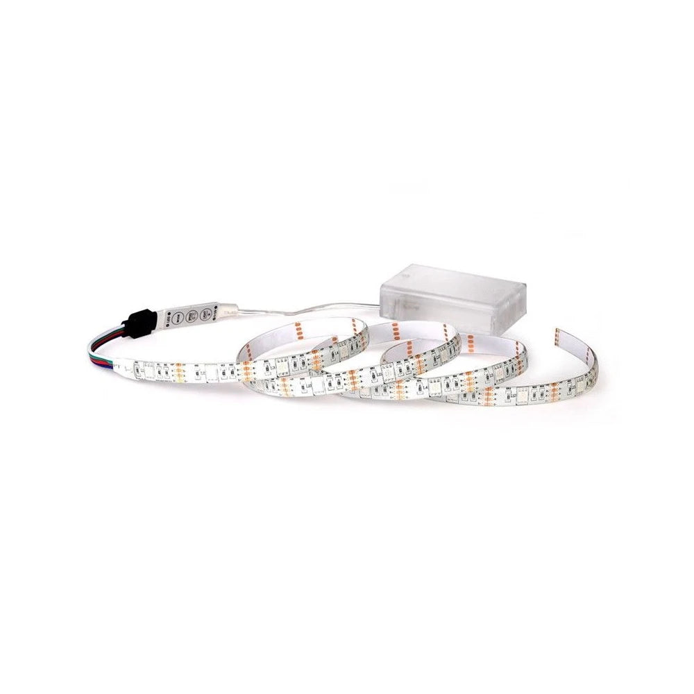 5V 5050 RGB LED Strip Light Battery Power 3 17 24 KEY Remote Control Kit Waterproof Ribbon Tape Stable Led Strips Home Decor
