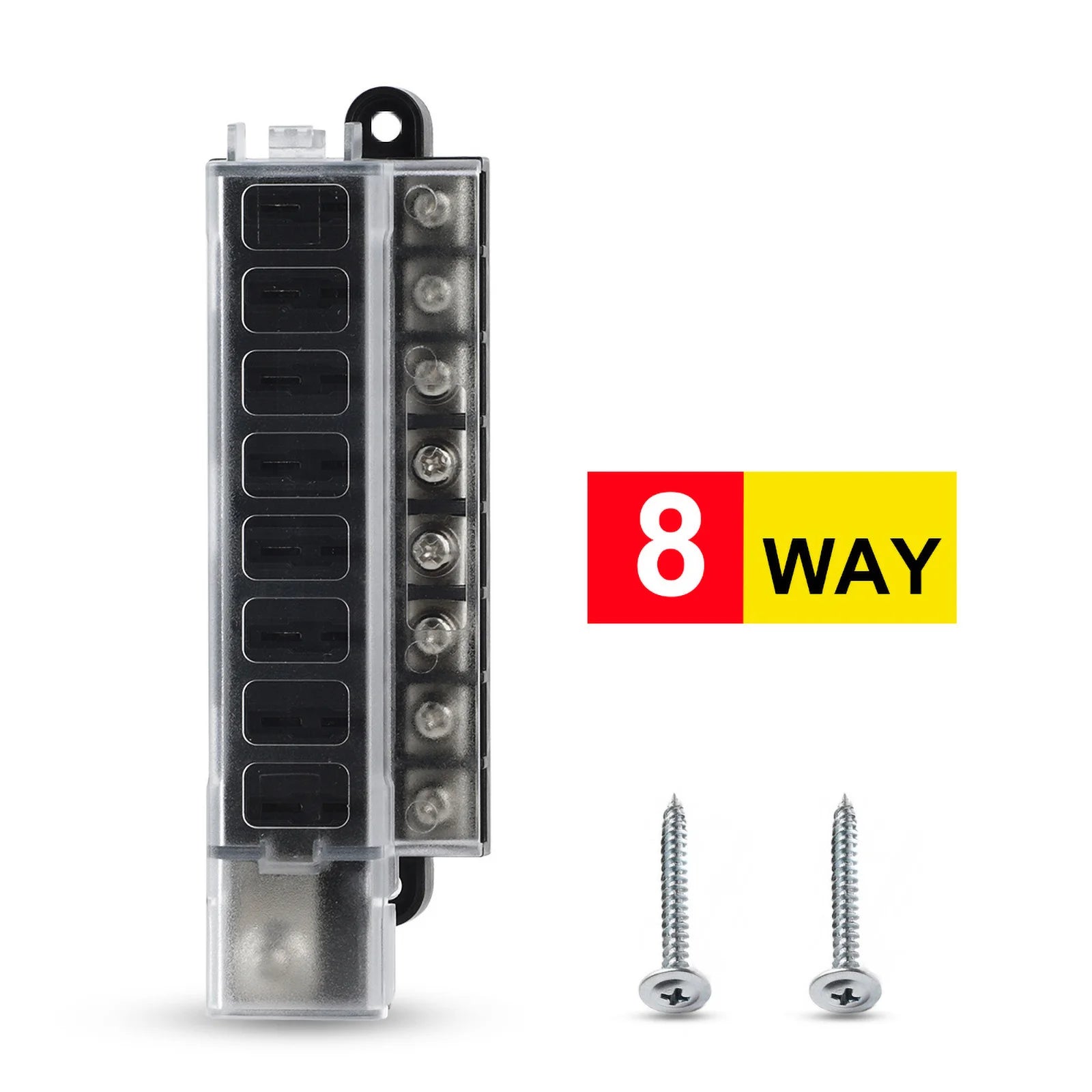 4/8 Way Car Fuse Accessory 12V 24V Car Truck Circuit Medium Insert Fuse Box Circuit Breaker Blade Fuses Circuit Standard ATO ATC
