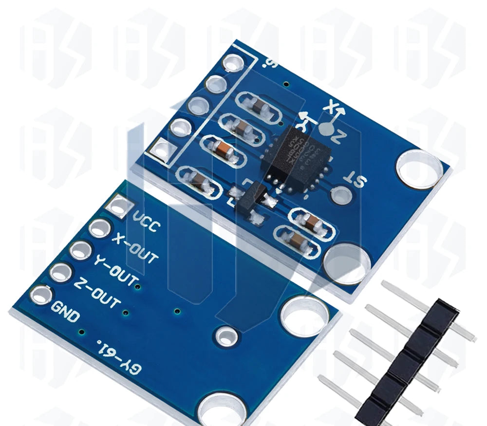 GY-61 ADXL335 / ADXL345 Triaxial Accelerometer Module Set, Analog  Digital Vibration Sensor Kit for Arduino