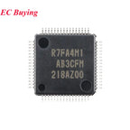 5Pcs/1pc R7FA4M1AB3CFM # AA0 R7FA4M1 R7FA4M1AB3CFM#AA0 LQFP-64 48MHz ARM Cortex®-M4 Microcontroller Chip IC