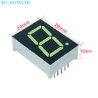 10pcs 10Pins 8106AW 8106BW 0.8 Inch 1 Digit Bits 7 Segment White LED Digital Display Digitron Common Anode Cathode C-A C-C