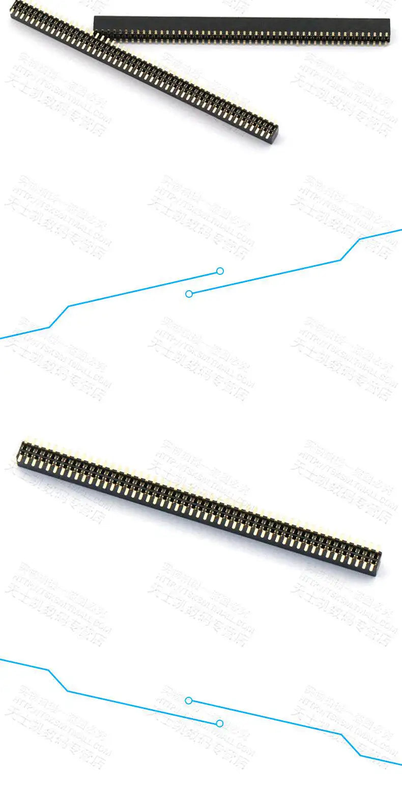 5PCS SMD SMT 2*2/3/4/5/6/7/8/10/12/20/40/50 PIN Double Row Pin Female Header 1.27MM Pitch Connector Socket 2X/6/8/10/20