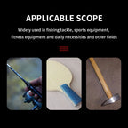1.6m New Non Slip Heat Shrink Tube Solid Color 18mm ~ 40mm Waterproof Cover Bicycle Handle Protector Anti Skid Fishing Rod Wrap