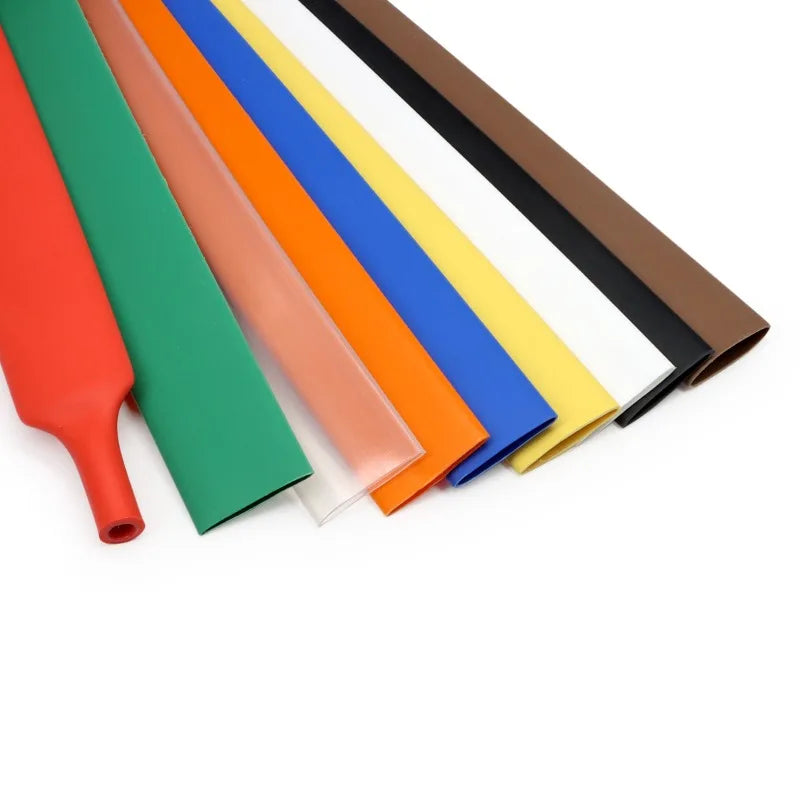 5Meters 3:1 Heat Shrink Tube With Glue Colorful 1.6-50mm Dual Wall Adhesive Lined Polyolefin Shrinkin ﻿Wrap Cable Protect Sleeve