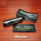 100pcs/lot 18650 lithium battery shrink film PVC heat shrinkable tube battery packaging skin packaging insulation tube