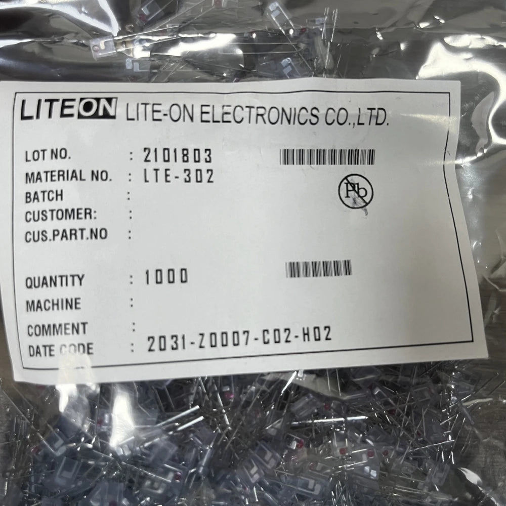 50 100 pcs LTE-302 LTR-301 L=4.4mm side infrared emitting diode wavelength 940nm mouse emitting tube DIP-2