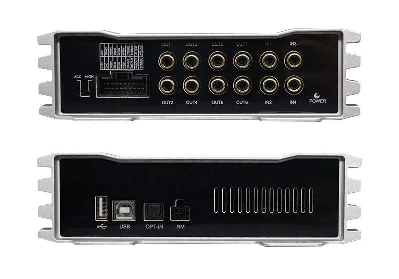 Sennuopu X10B Car Audio 4 Channel Audio Power Amplifier 8 Channel DSP Sound Processor Equalizer Vehicle Audio Sound Amp