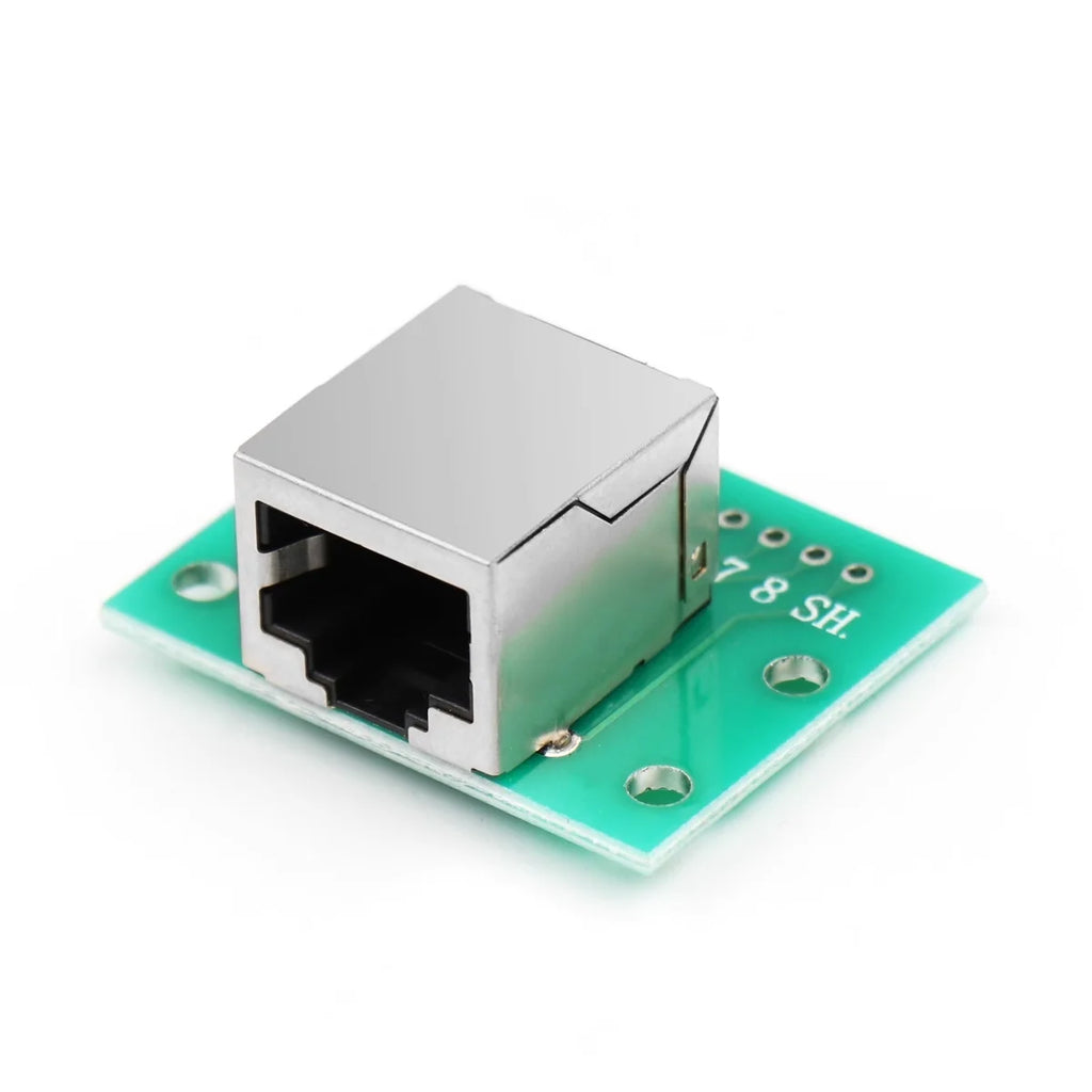 RJ45 Adapter Board To XH2.54 Modular Ethernet Connector Adapter Network Interface + Breakout Board + Pin Header Switch to beta