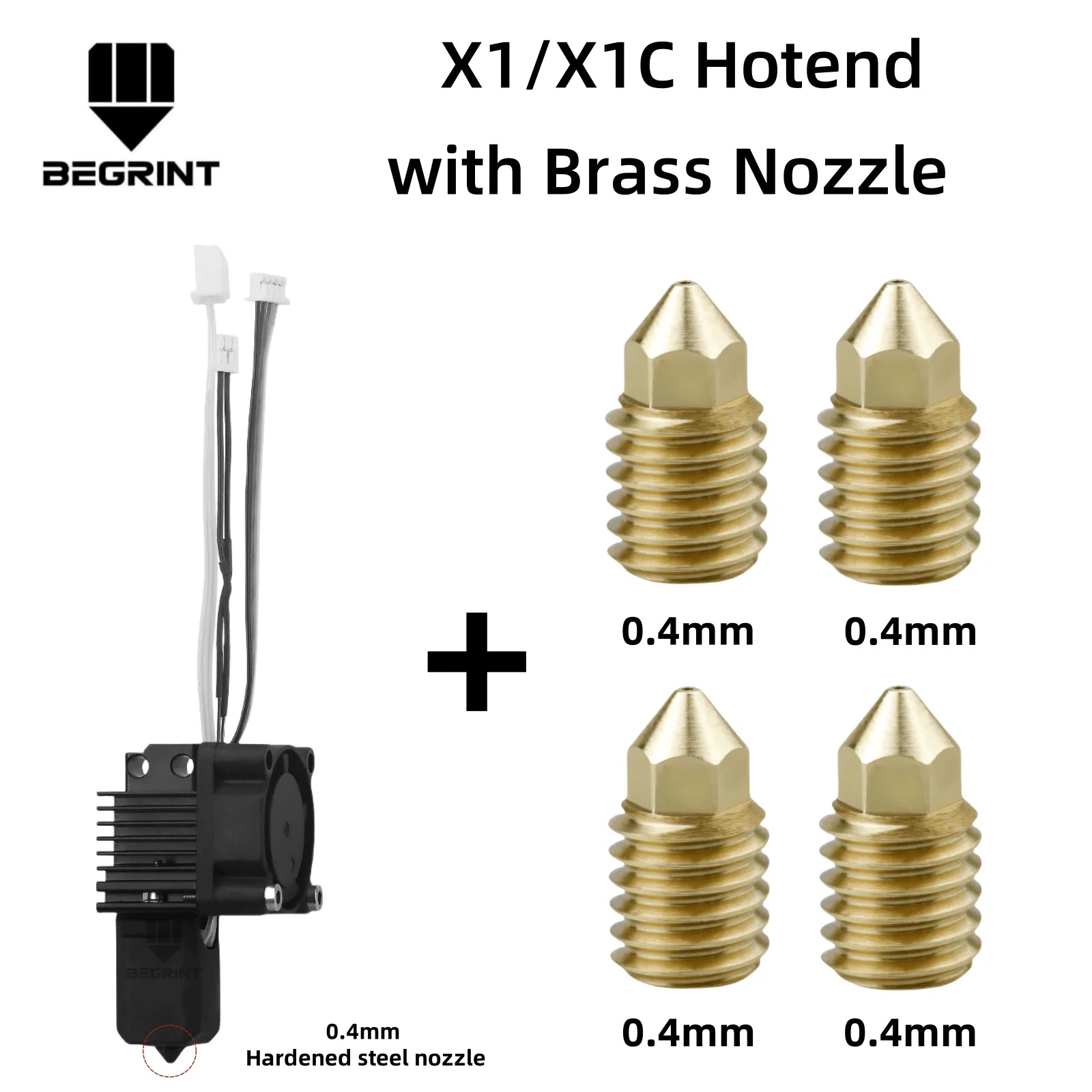 For Bambu Lab X1 Series Hotend Upgrade 2.0 Version Bambulab Bi Metal Fit Bamboo Bambu labs X1 X1C Hot End X1C Thermistor