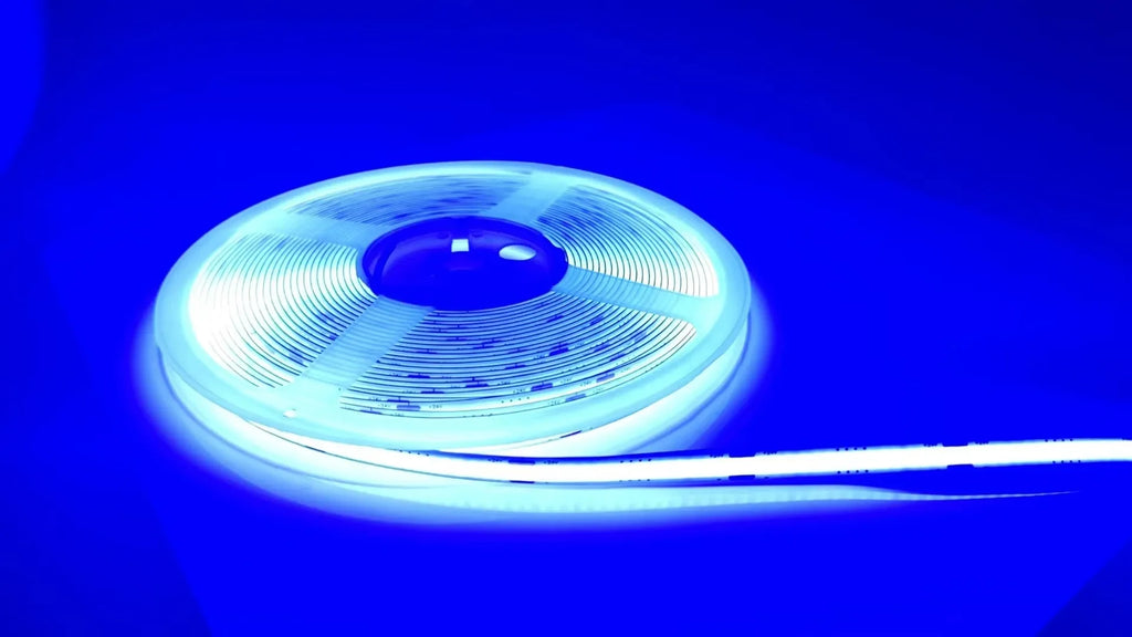 COB LED Strip Lights 320 LEDs/m High Density Flexible Dimmable FCOB Led Tape Colorful Rope Lighting DC12V 24V Red Green Blue